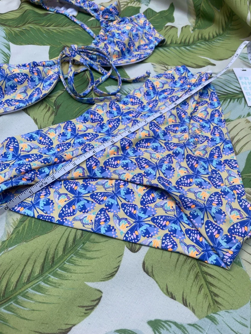 Frankie’s Bikinis NWT Monarch Bikini Set - Size M Birdie Top & Sm Gavin Bottom